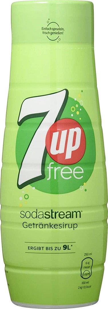 Becukris sirupas gėrimų gaminimo aparatui SODA STREAM - "7UP free", 440 ml