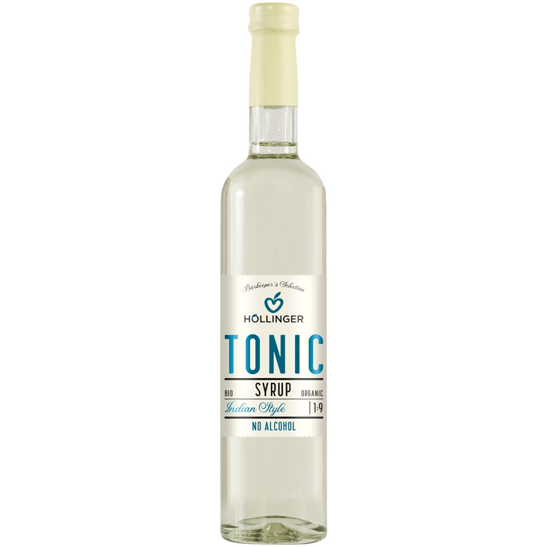 Ekologiškas sirupas HÖLLINGER TONIC, nealkoholiniams kokteiliams, 500 ml