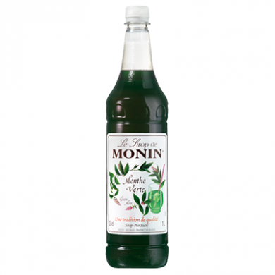 MONIN Žaliųjų mėtų sirupas 1l plast.