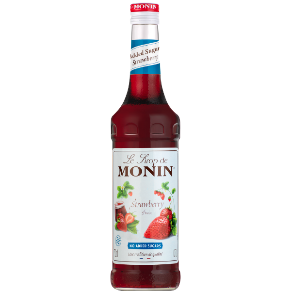 MONIN braškių sirupas be cukraus 0,7l