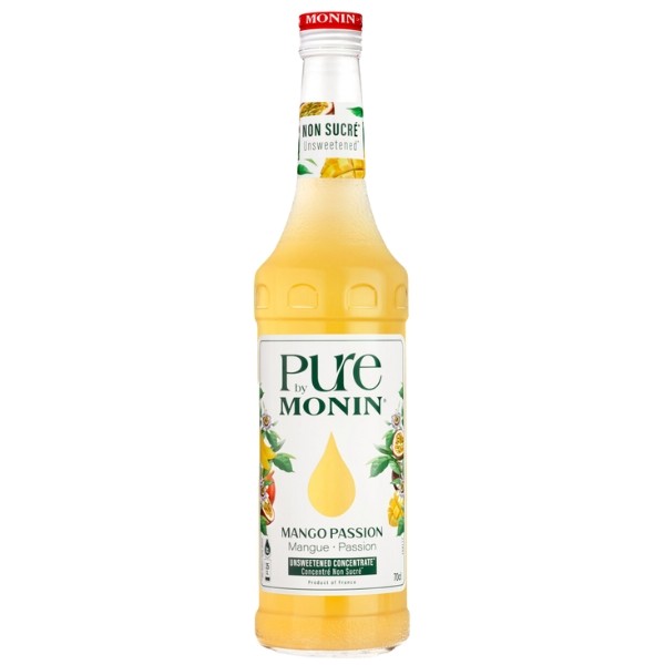 MONIN PURE Mangų-pasiflorų koncentratas, 0,7l