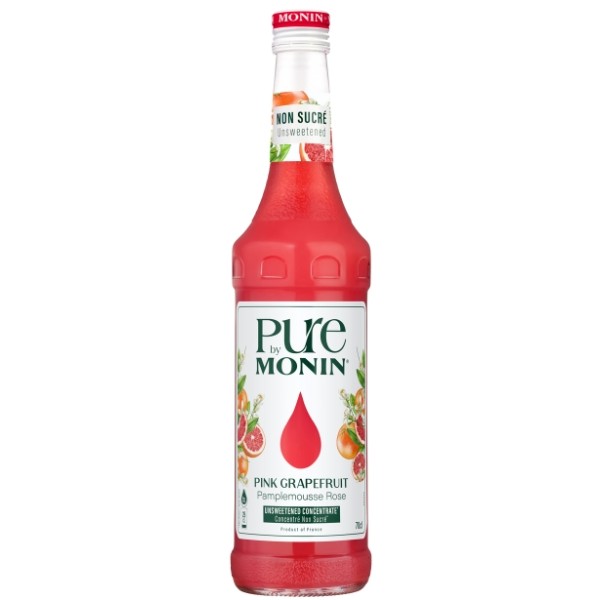 Pure by Monin Raudonųjų Greipfrutų Koncentratas 0,7L