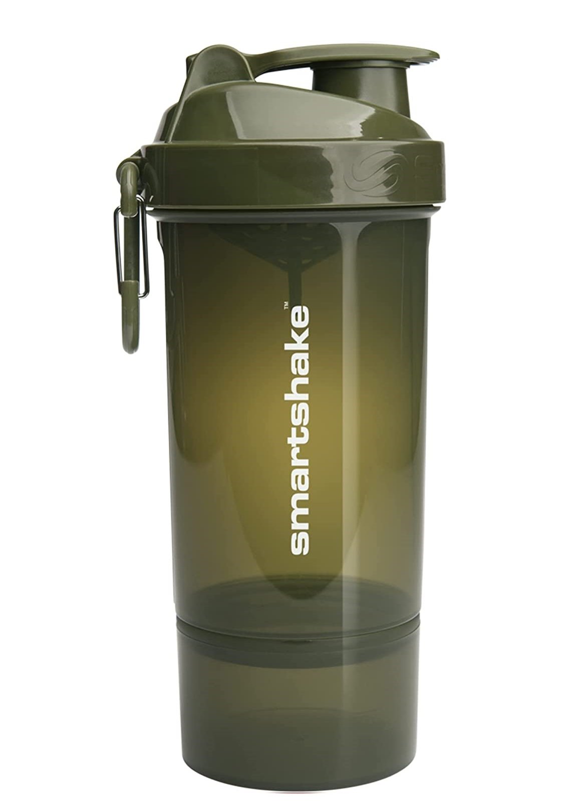 "Original2Go Army Green 2in1" Gertuvė/Plaktuvė su Dėtuve 'Smart Shake' 800ml