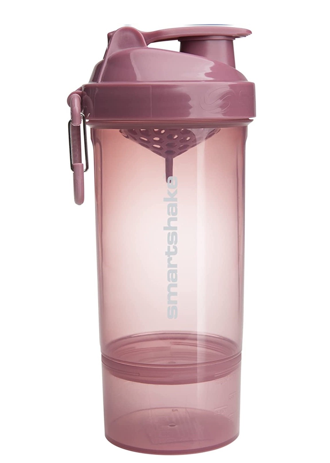 "Original2Go Deep Rose Pink 2in1" Gertuvė/Plaktuvė su Dėtuve 'Smart Shake' 800ml