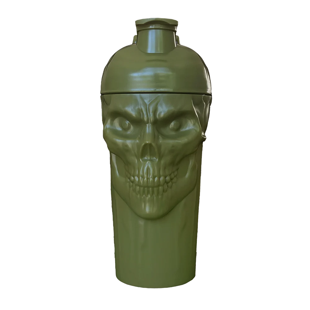 The Curse! Skull shaker 700 ml. Military Green