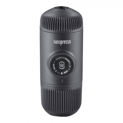 WACACO NANOPRESSO rankinis maltos kavos aparatas su adapteriu ir maišeliu, juodas