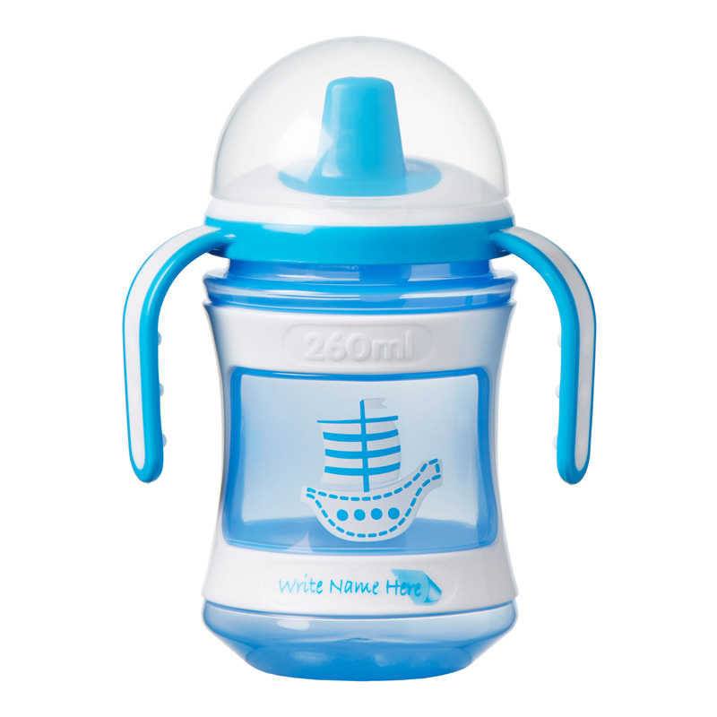 TOMMEE TIPPEE 6+ mėn. DISCOVERA treniruočių puodelis, mėlynas, 260 ml