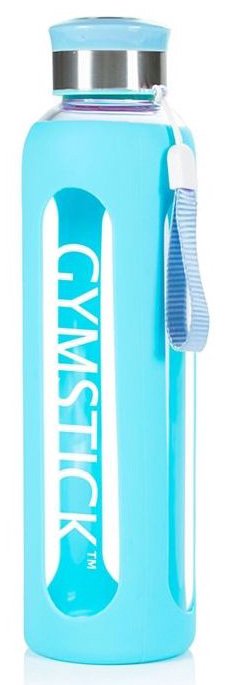 Gertuvė GYMSTICK 600ml turquoise stiklinė