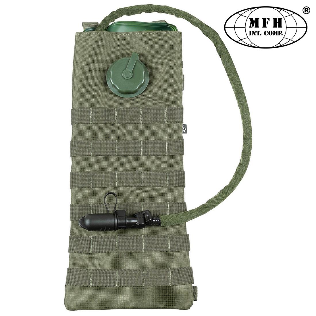 Kuprinaitė – gertuvė 2.5L su Molle sistema, žalia (30620B) .