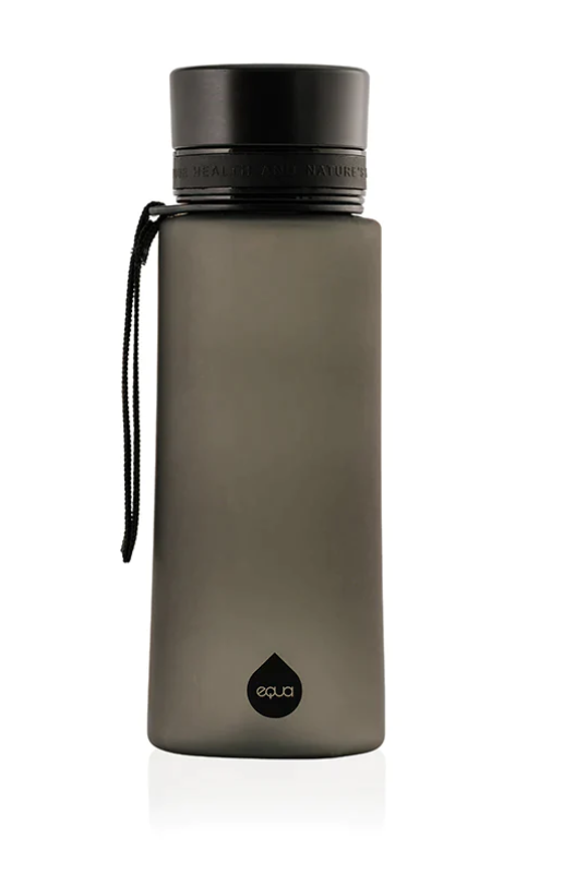 Plastikinė gertuvė EQUA „Matte Black“, be BPA, 600ml