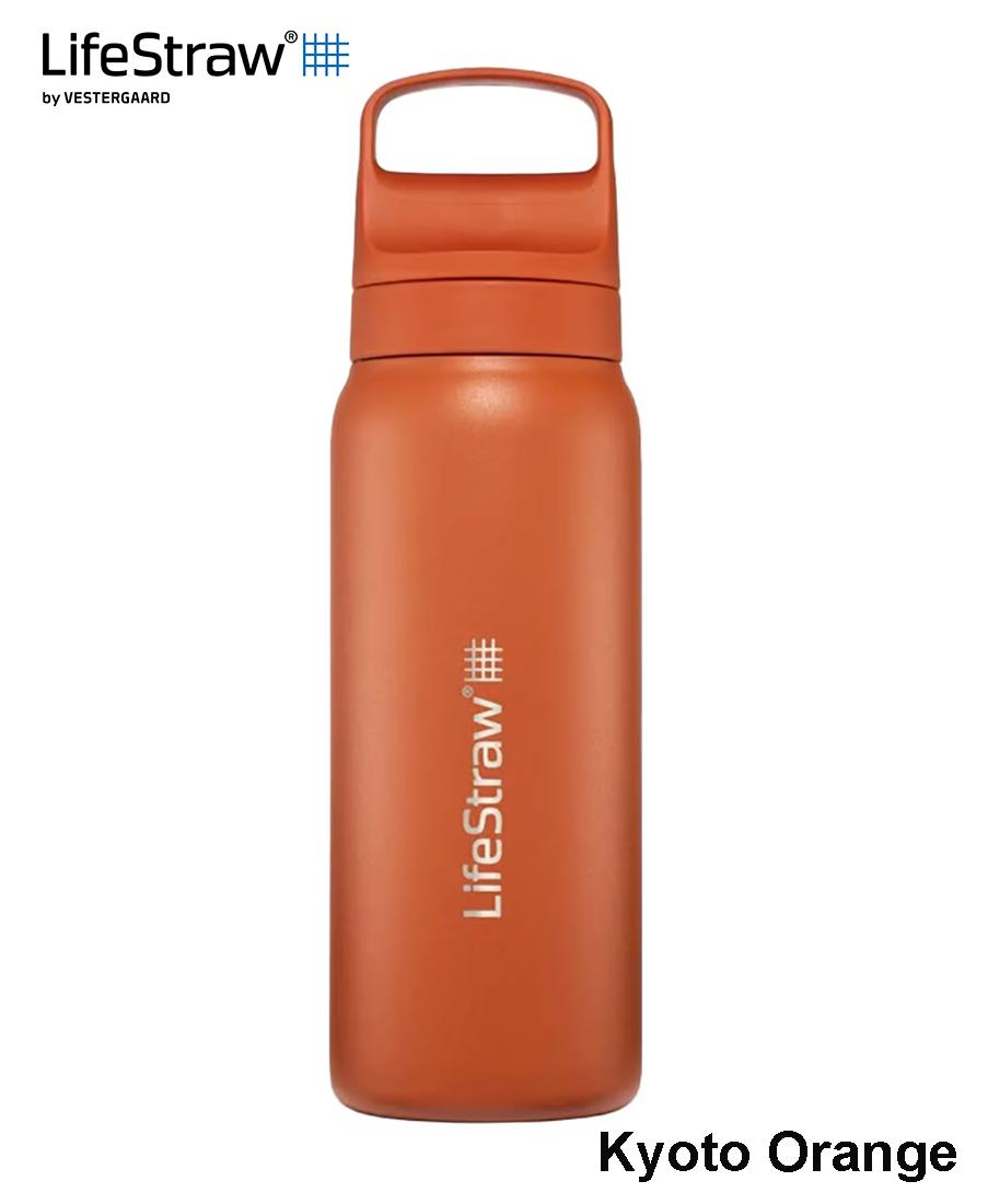 Gertuvė 1000 ml  su LifeStraw Go 2.0 filtru Kyoto Orange MLP išsiuntimas 9 d.