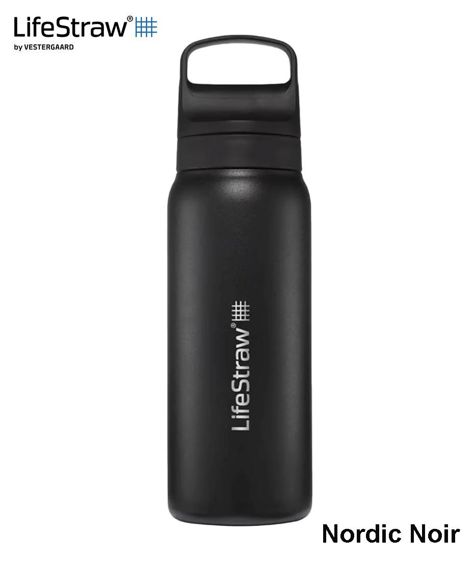 Gertuvė 700 ml  su LifeStraw Go 2.0 filtru Nordic Noir MLP išsiuntimas 9 d.