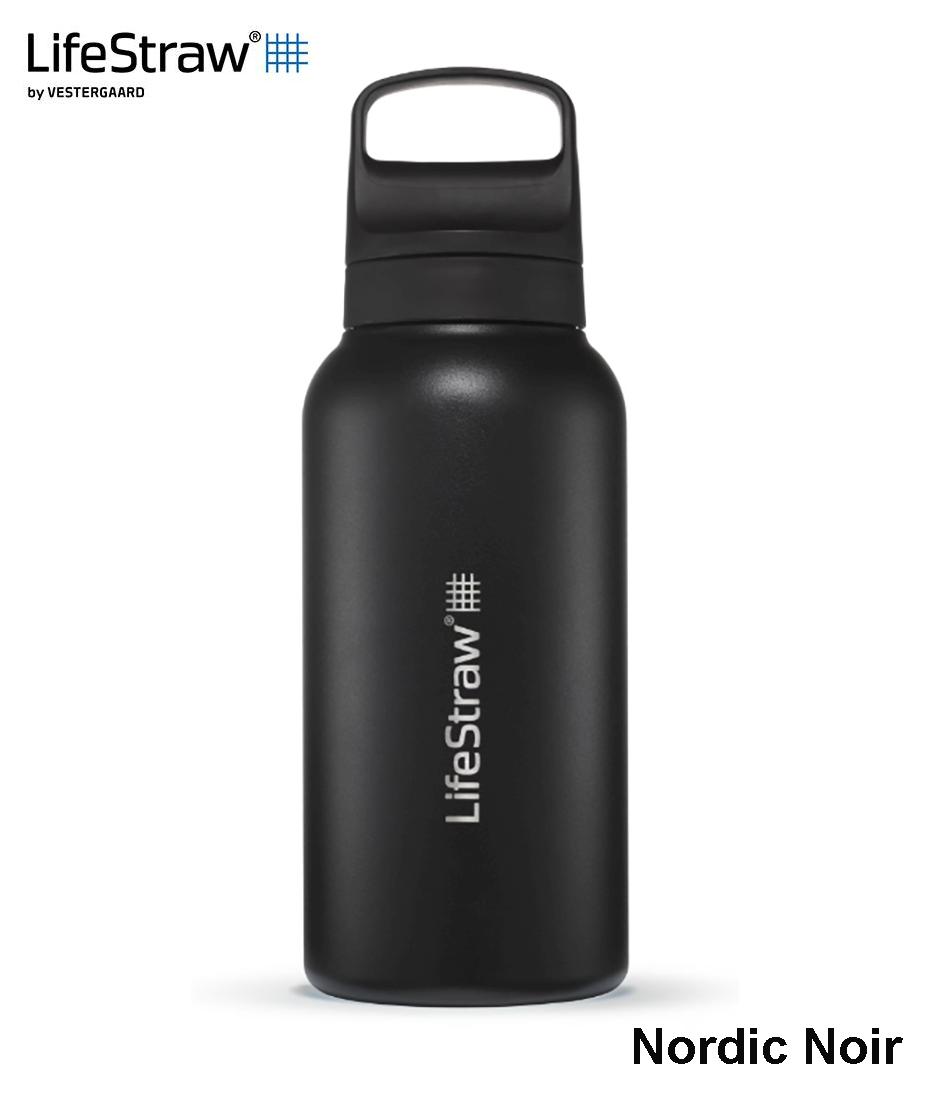 Gertuvė 1000 ml  su LifeStraw Go 2.0 filtru Nordic Noir MLP išsiuntimas 9 d.