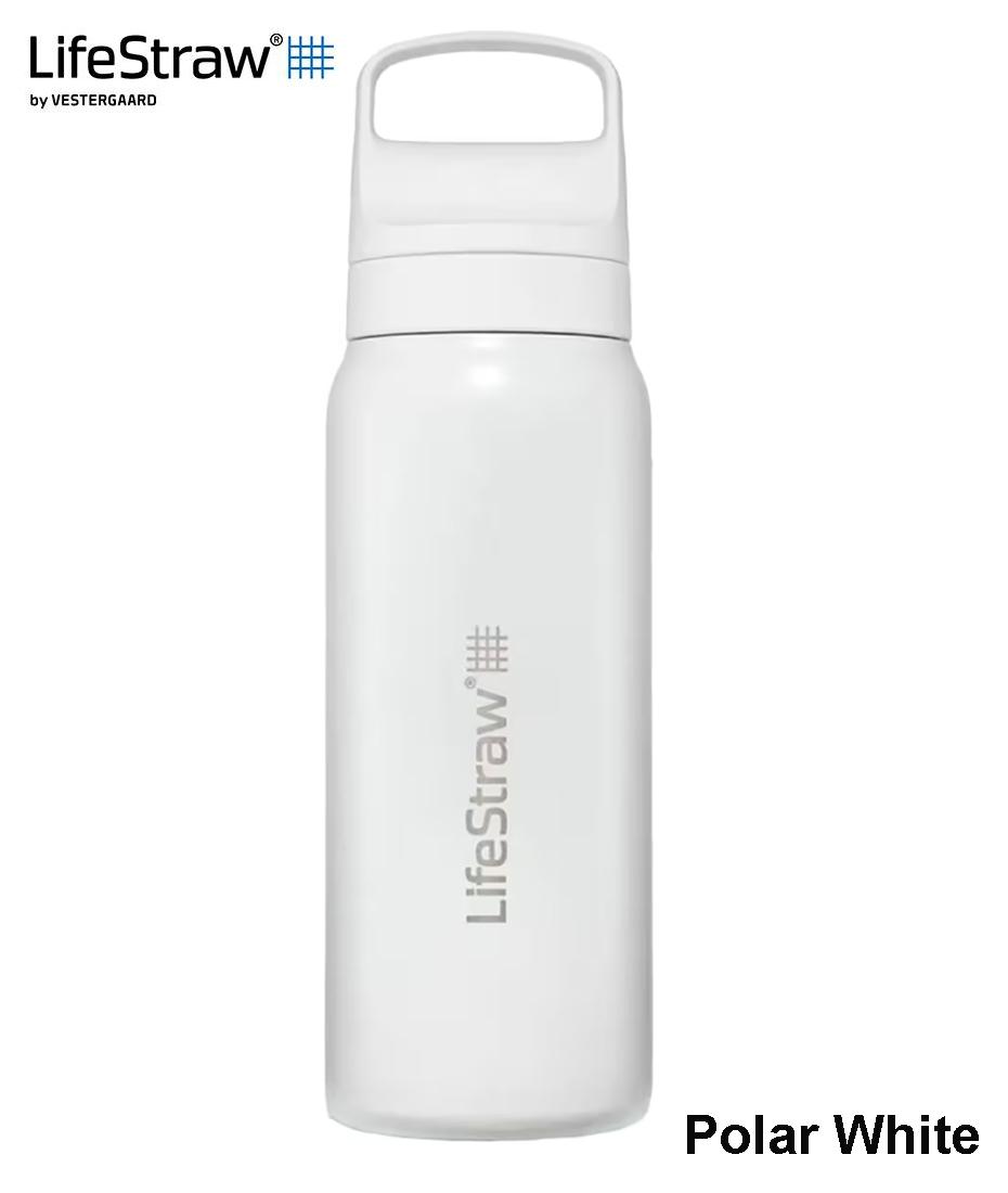 Gertuvė 700 ml  su LifeStraw Go 2.0 filtru Polar White MLP išsiuntimas 9 d.