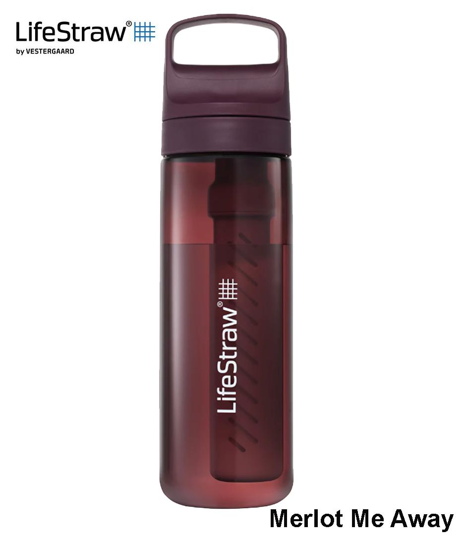 LifeStraw Go 2.0 Tritan 650 ml Gertuvė su vandens filtru Merlot MLP išsiuntimas 9 d.