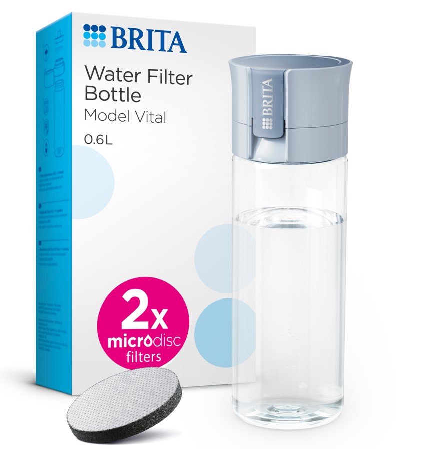 Filtruojanti gertuvė BRITA Vital 0,6 l, šviesiai mėlyna