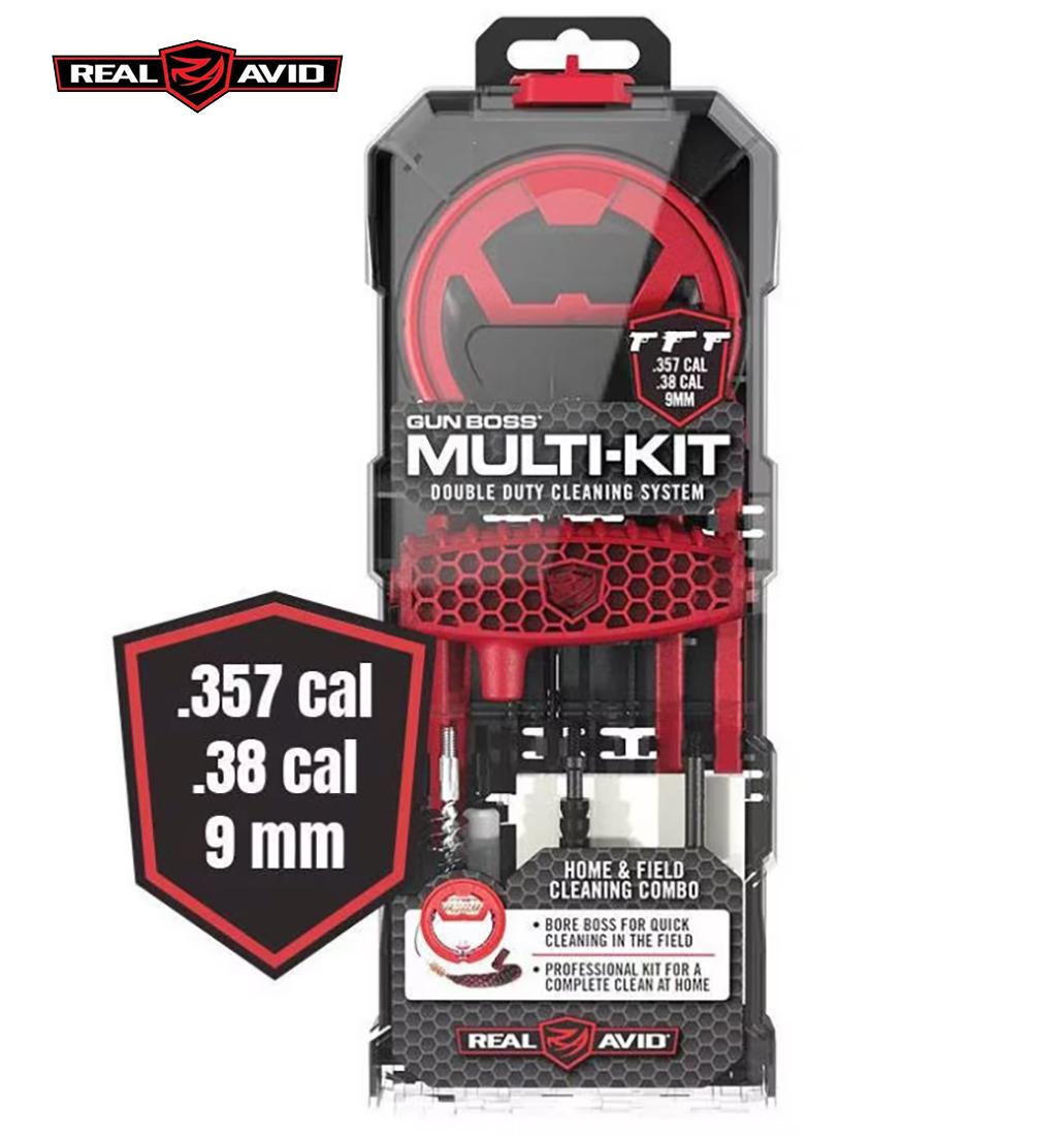 Real Avid Gun Boss Multi Kit 9 mm Ginklo Valymo rinkinys MLP išsiuntimas 9 d.