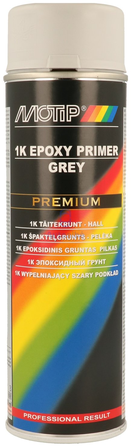 Antikorozinis gruntas MOTIP 1K Epoxy primer, pilkos sp., 500ml