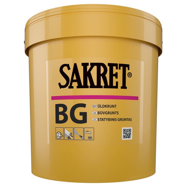 Statybinis gruntas SAKRET BG, 10 l