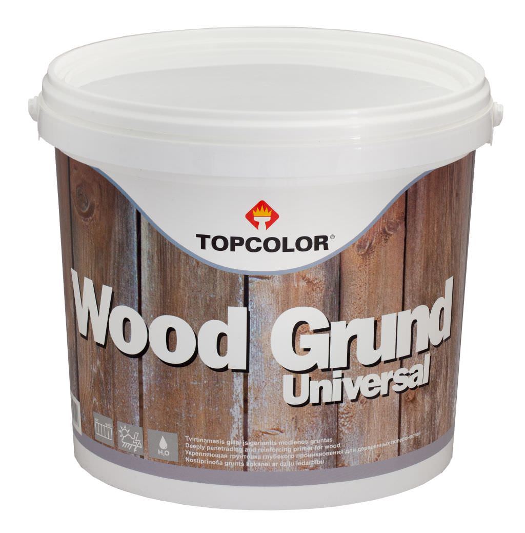 Medienos gruntas TOPCOLOR WOOD GRUND UNIVERSAL, 5 l