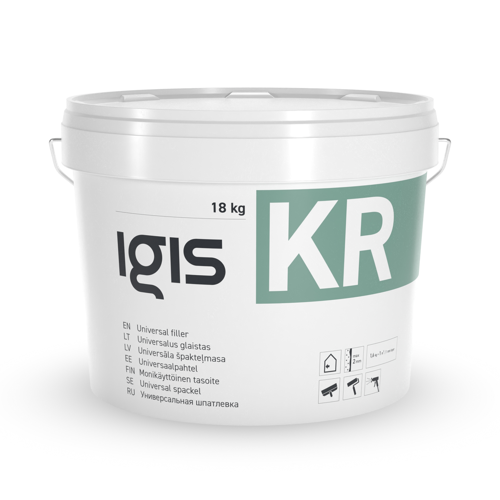 Glaistas IGIS.KR, 18 kg