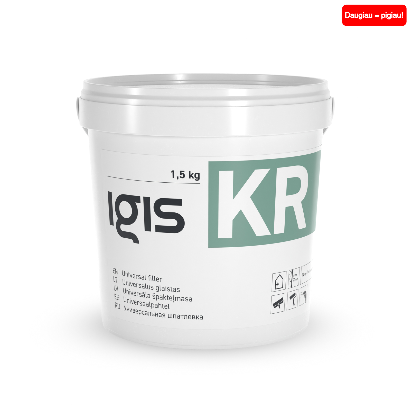 Glaistas IGIS.KR, 1,5 kg