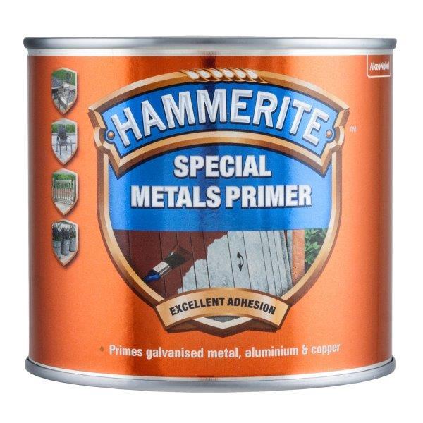 Metalo gruntas HAMMERITE SPECIAL METALS PRIMER, raudonos sp., 500 ml