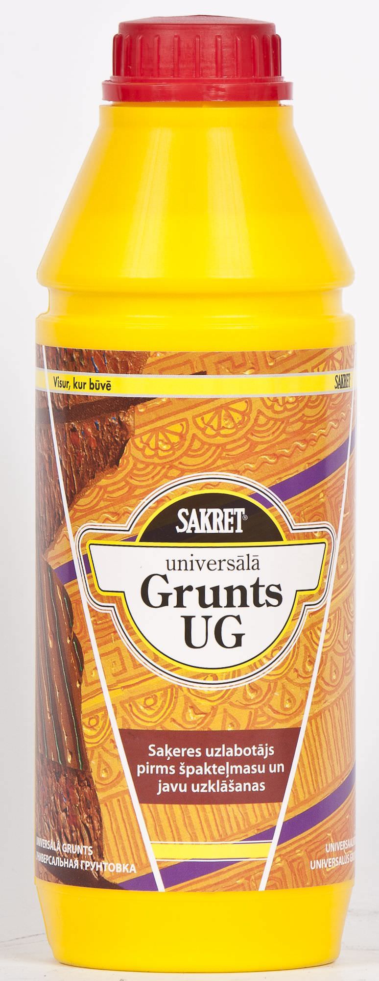 Universalus gruntas-koncentratas SAKRET UG, geltonos sp., 1 l