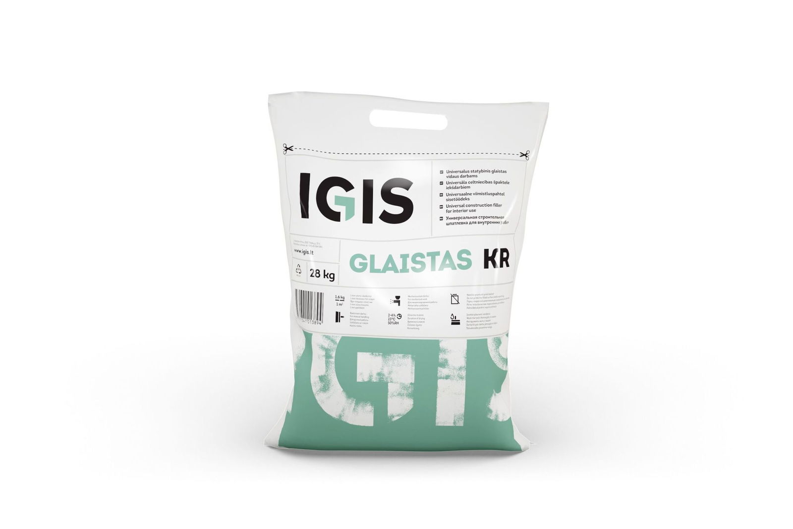 Universalus glaistas IGIS KR, 28 Kg maišas