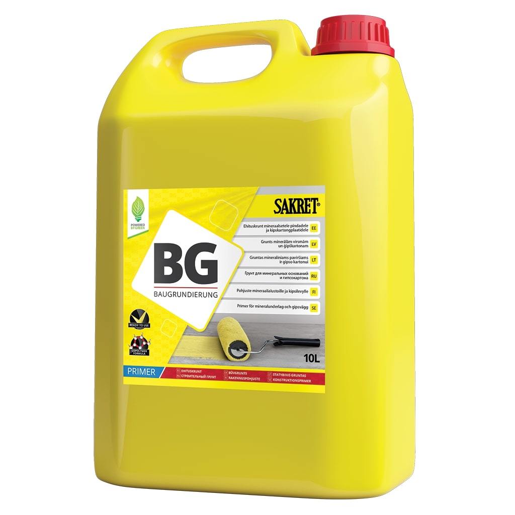 Statybinis gruntas SAKRET BG, 5 l