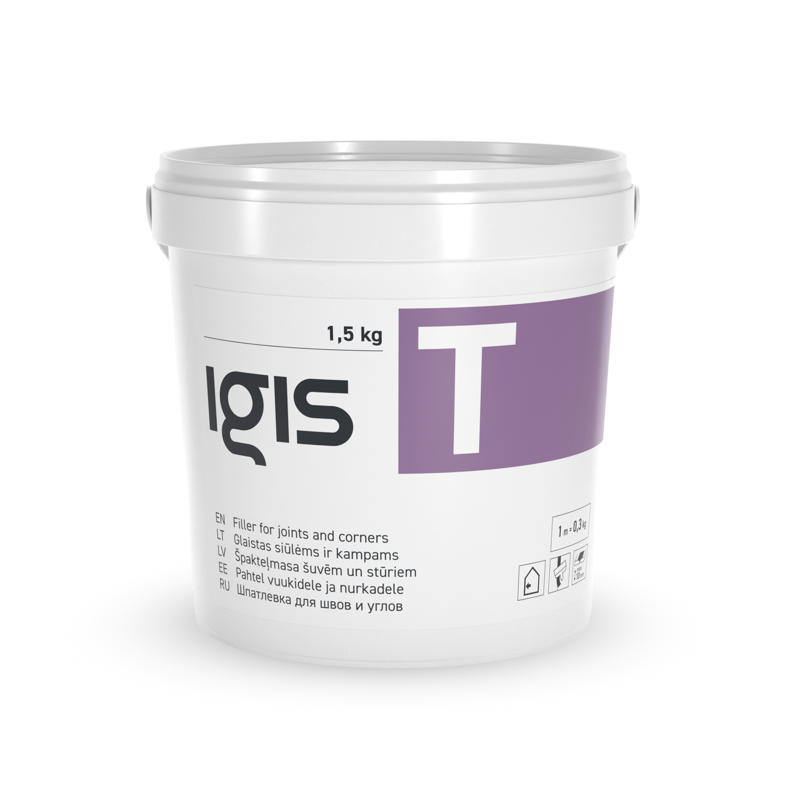 GKP siūlių glaistas IGIS.T, 1,5 kg