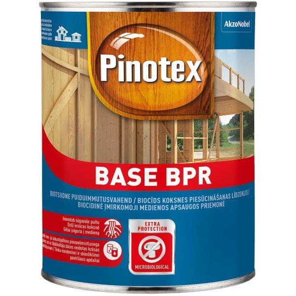 Medienos gruntas PINOTEX BASE BPR, bespalvis, 1l