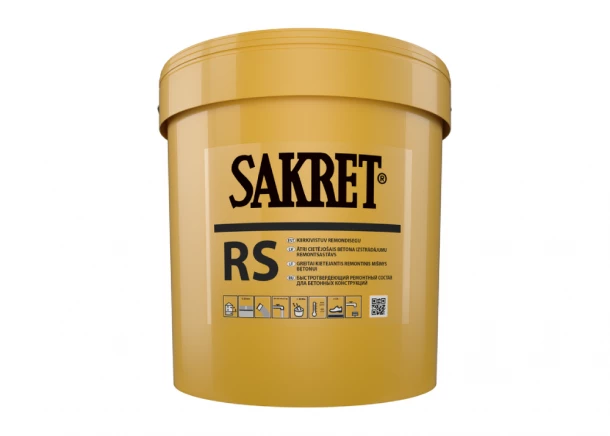 Mišinys remontinis Sakret RS, betono elementams, greitai kietėjantis, 20kg