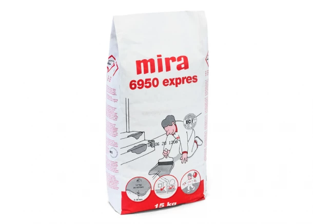 Mišinys remontinis Mira 6950 EXPRESS, greitai kietėjantis, 0-20mm, 15kg