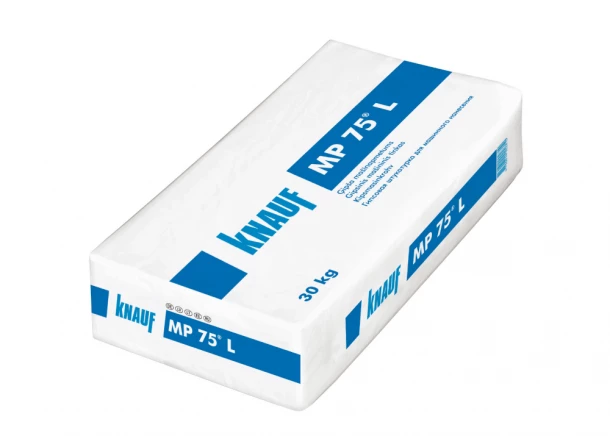 Tinkas Knauf MP 75 L, gipsinis, mašininis, lengvasis, 8-50mm, 30kg
