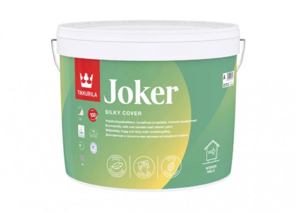 Dažai Tikkurila JOKER A, sienoms, nealergizuojantys, 0,9-9L