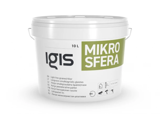 Glaistas Igis MIKROSFERA, smulkiagrūdis, iki 5mm, 10-17L