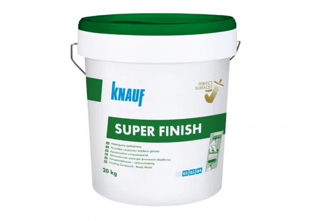 Glaistas Knauf SUPER FINISH LV, universalus, vidaus, iki 2mm, 20-28kg