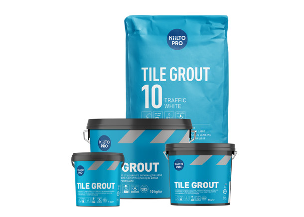 Plytelių siūlių glaistas Kiilto Pro Tile grout, plytelių siūlėms, 1-6mm, 1-10kg (įv.spalvos)
