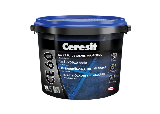 Glaistas plytelių siūlėms Ceresit CE 60  paruoštas naudoti, 2kg (įv.spalvos)