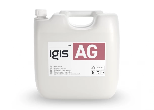 Gruntas Igis AG, giluminis, akrilinis, išorei ir vidui, 5-10L