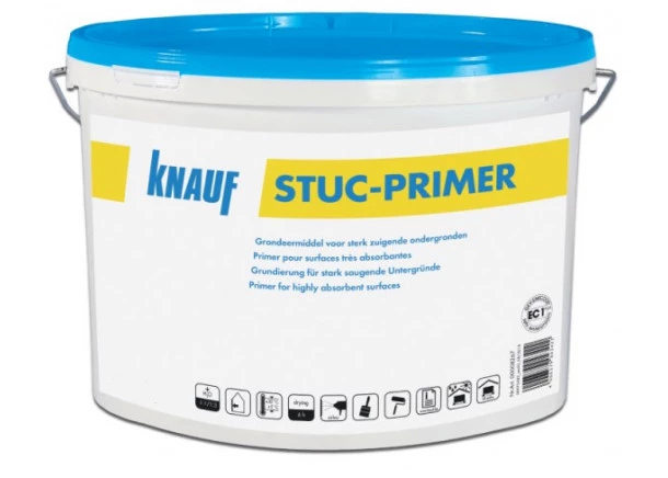 Gruntas Knauf STUC-PRIMER, įgeriantiems vidaus pagrindams, 16,5kg