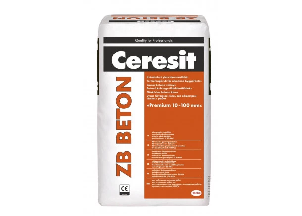 Mišinys betono Ceresit ZB PREMIUM, sausas, remontinis, 25kg