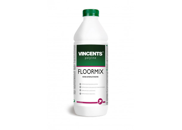 Plastifikatorius Vincents FLOORMIX, šildomoms grindims, 1-5L
