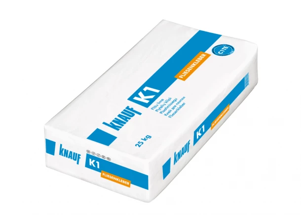 Plytelių klijai KNAUF K1, stabiliems paviršiams, C1TE, 25kg