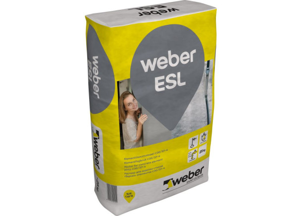 Betonas vertikalioms ir horizontalioms siūlėms  Weber ESL, C30/37-4
