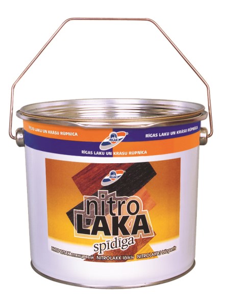 Lakas baldinis nitroceliuliozinis NITROLAK blizgantis 2,7 l