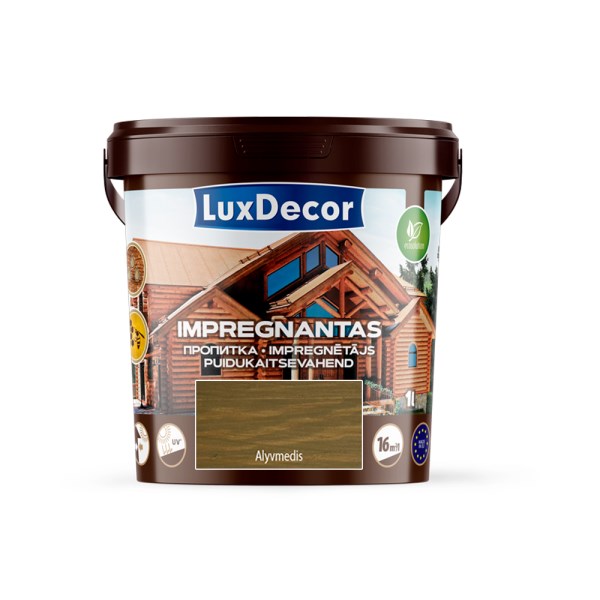 Impregnantas medienai PRIMACOL LuxDecor 1 l olivka