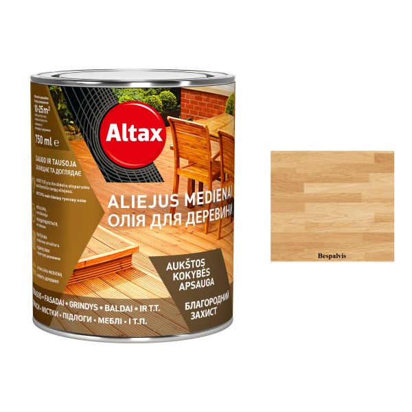 Aliejus medienai ALTAX Altaxin 0,75 l bespalvis