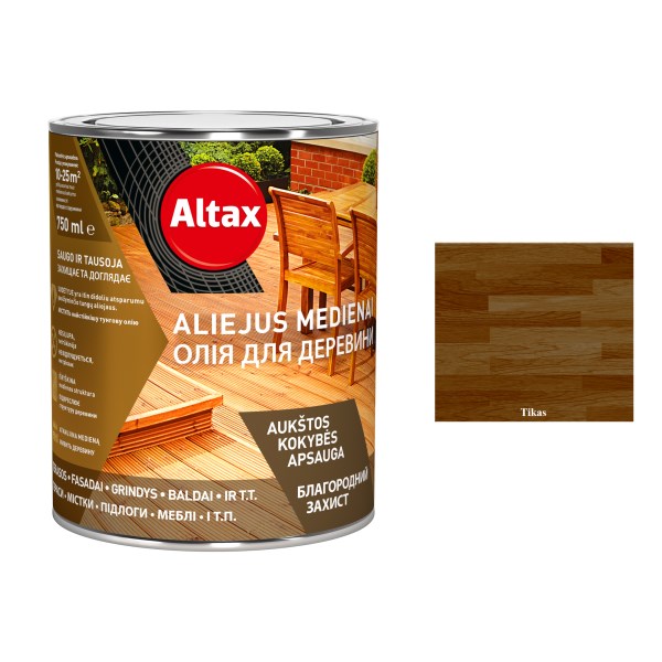 Aliejus medienai ALTAX Altaxin 0,75 l tikas